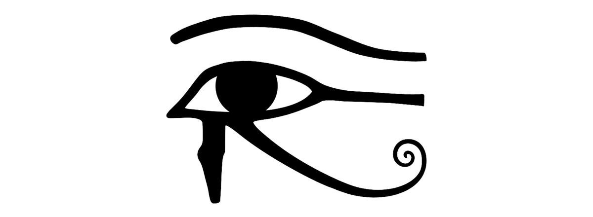 Eye horus magic symbol