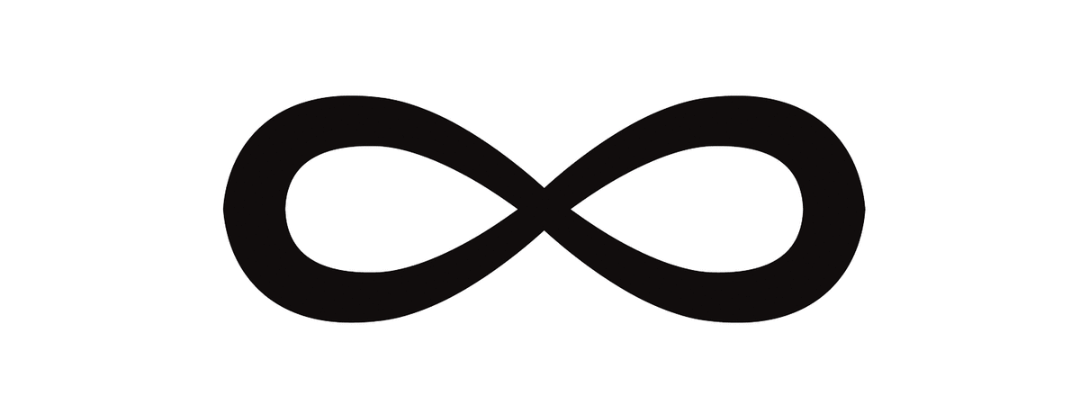 Infinity magic symbol