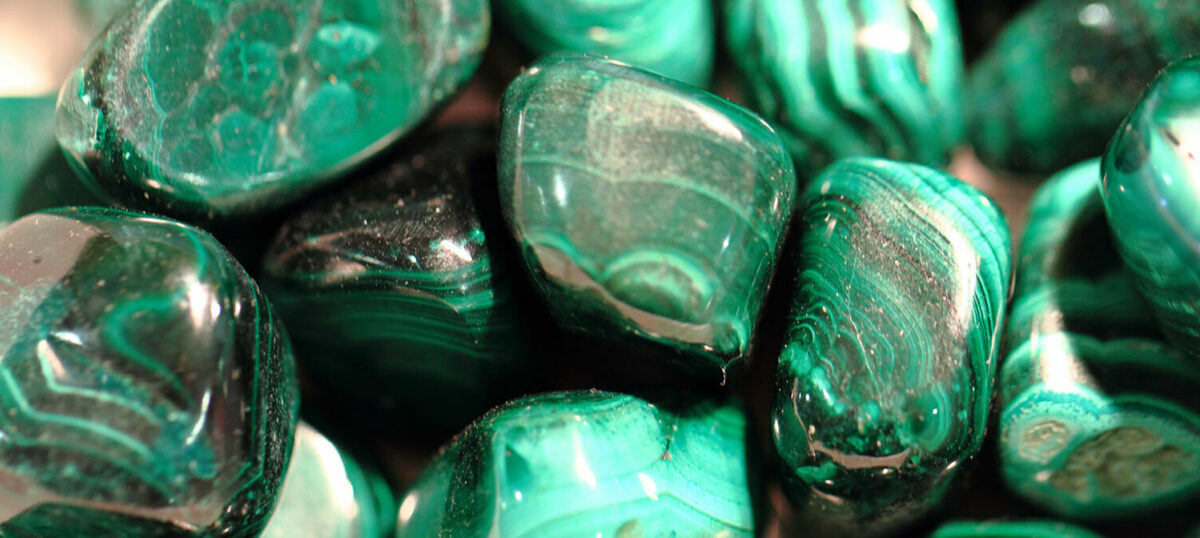 Jade tumbled stone