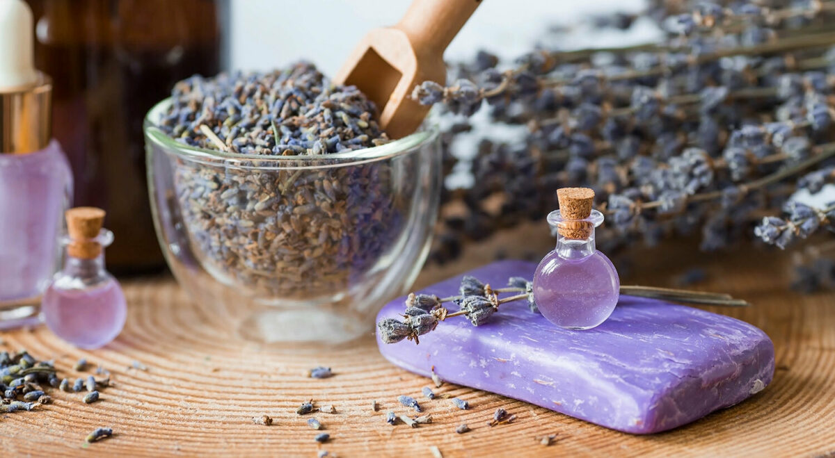 Lavender oils baths soap