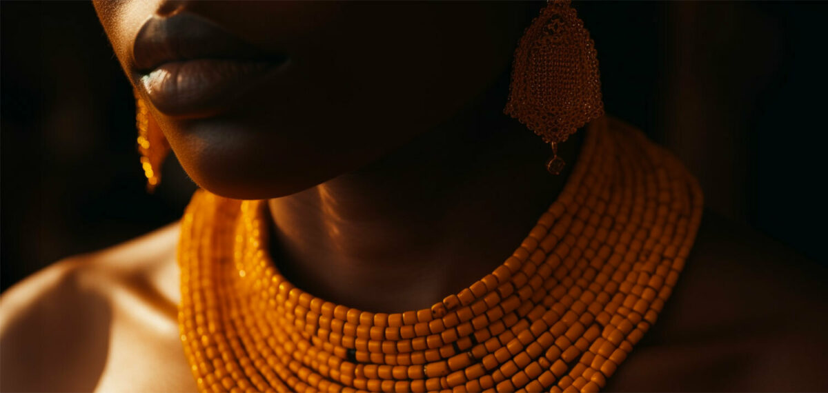 Orisha oshun eleke necklace