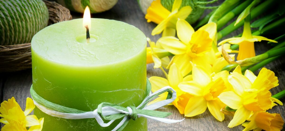 Spring equinox rituals candle