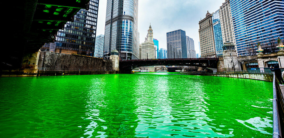 St patricks day chicago green river