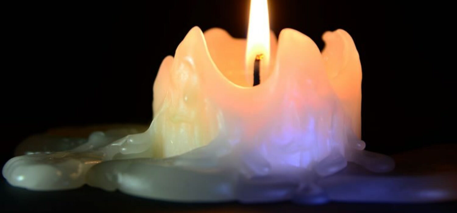 Ceromancy candle wax divination