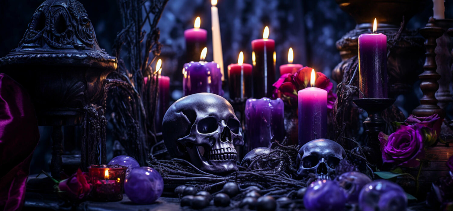 Halloween candle rituals spells