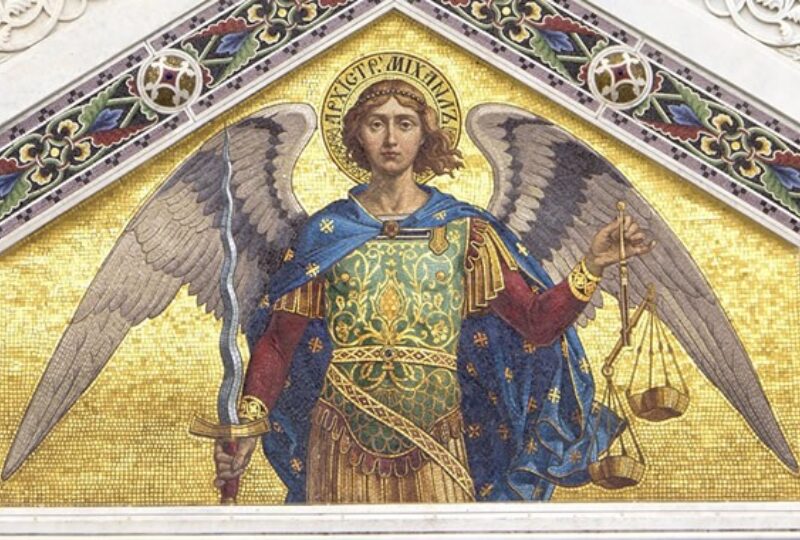 Saint Michael (San Miguel) 7 Day Saint Candle Red