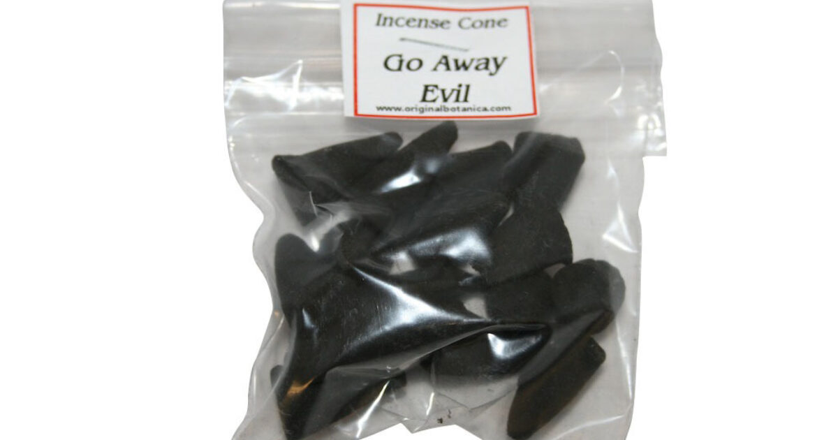 Go Away Evil Incense Cones