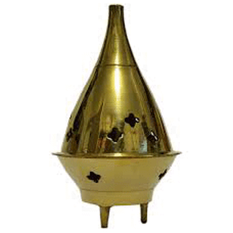 4 brass incense burner 84878