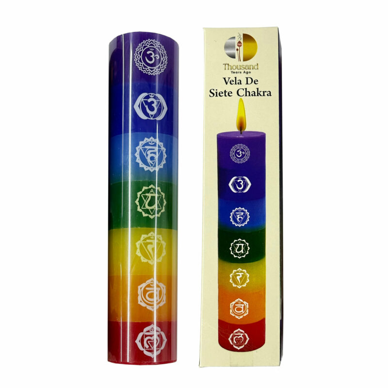 7 chakra candle vela siete