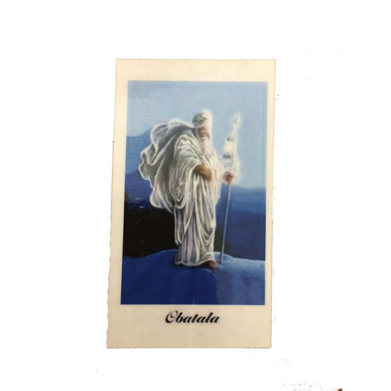Obatala prayer card 89020