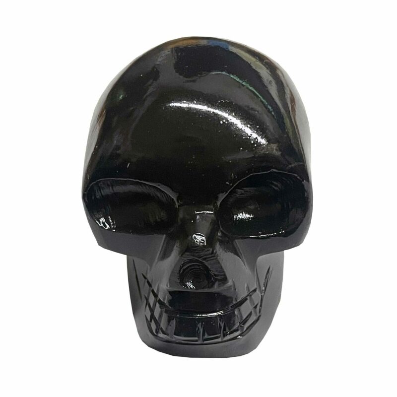 Black onyx skull