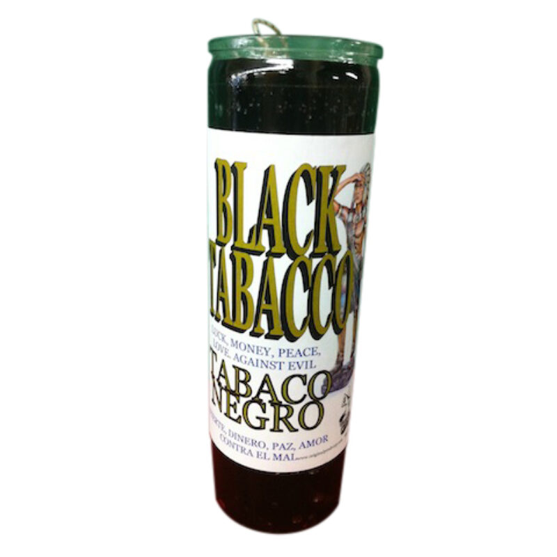 Black tobacco custom scented candles 98656