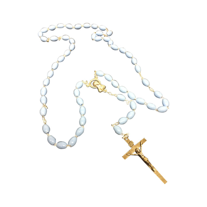 Blue rosary 22156