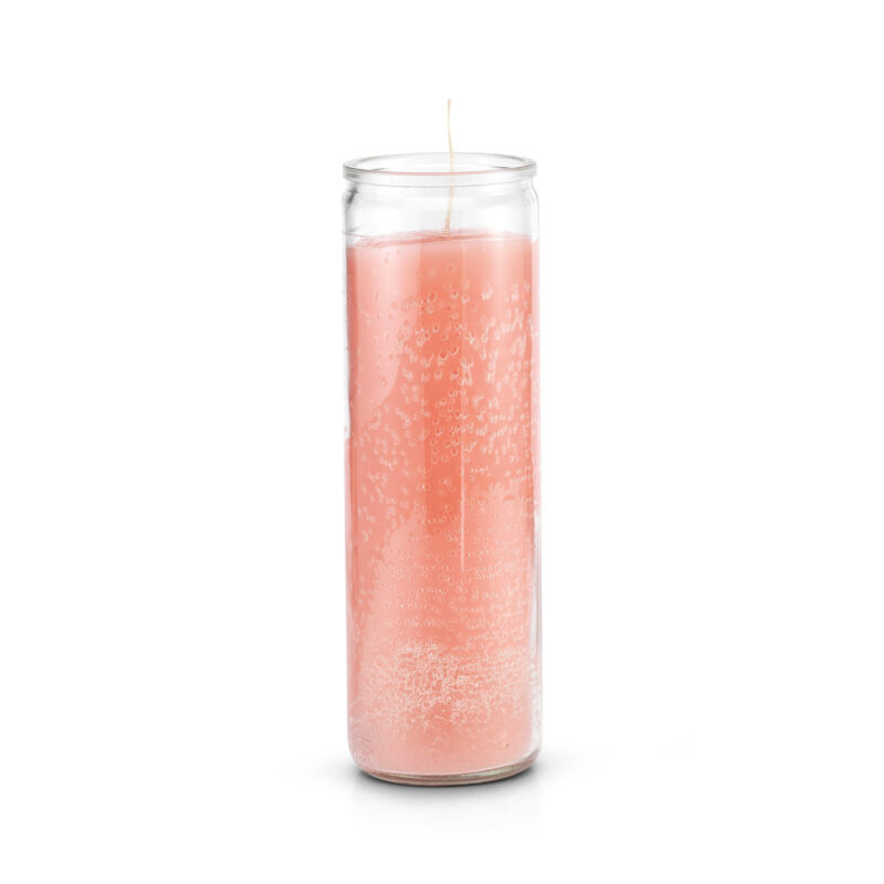 Candle Pink Plain 7 Day