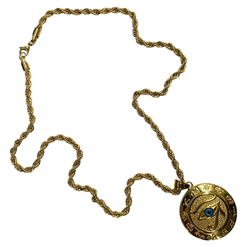 Eye of horus gold necklace 87893