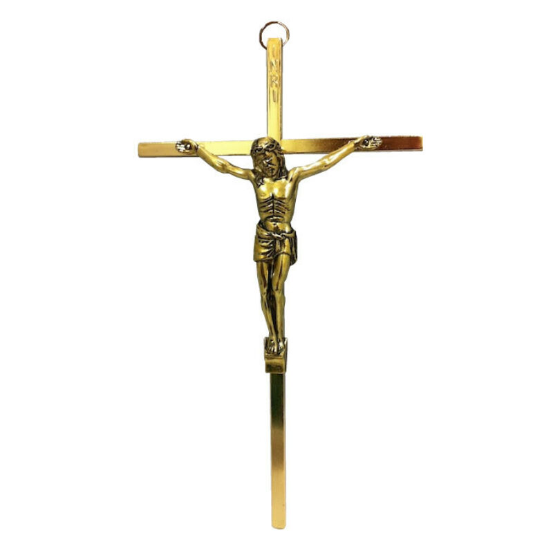 Gold crucifix 7 inch 33310
