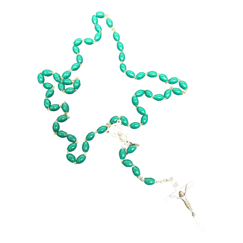 Green rosary 13234