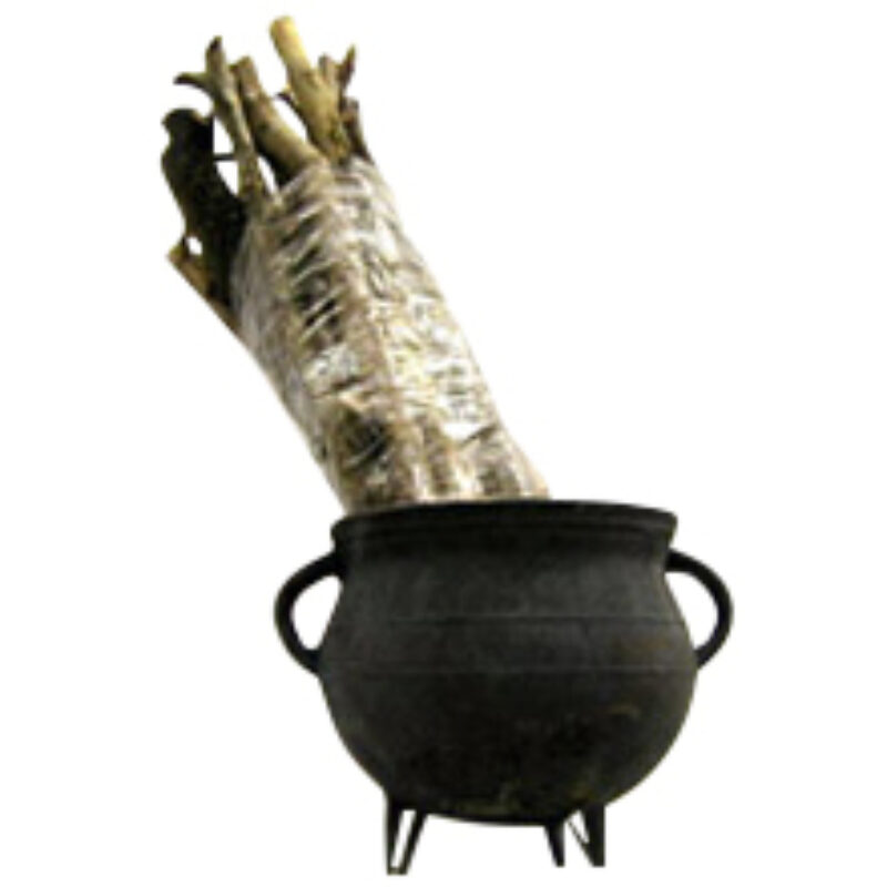 Iron cauldron 9 inch santeria 93632
