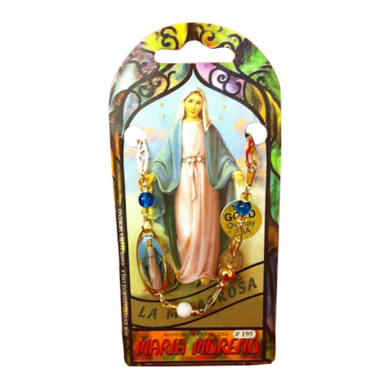 Mary milagrosa saint bracelet 48150