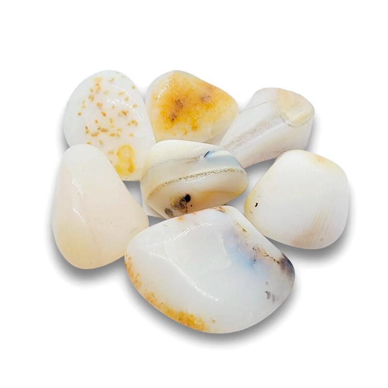Opal tumbled stone