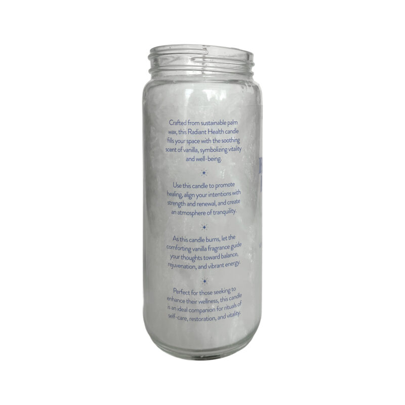 Radiant health candle palm wax 02