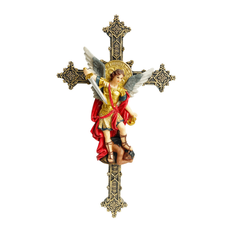 St michael crucifix