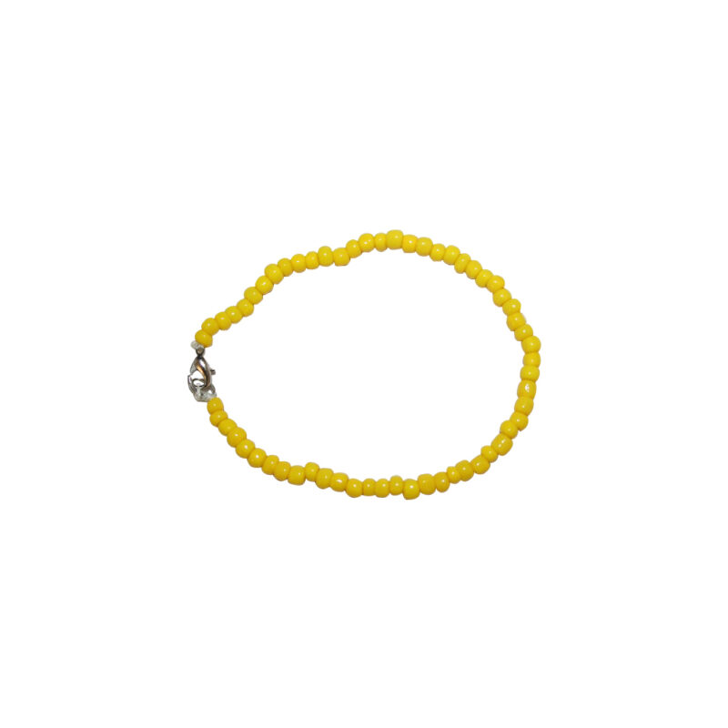 Yellow 1 hilo santeria bracelet 25858