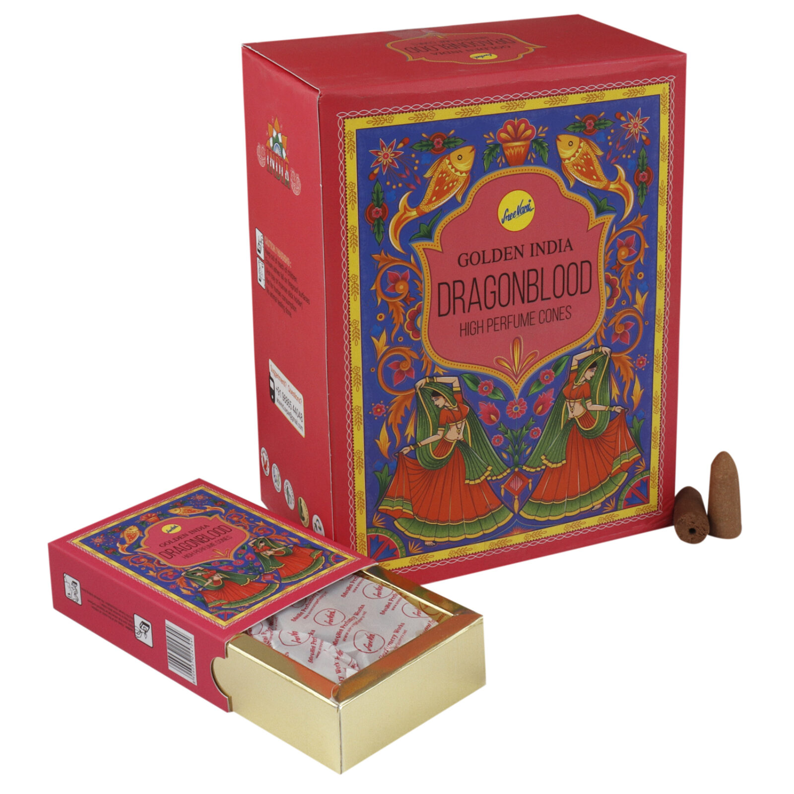 Dragon Blood Backflow Incense Cones
