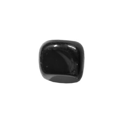 Black obsidian tumbled stone 90876