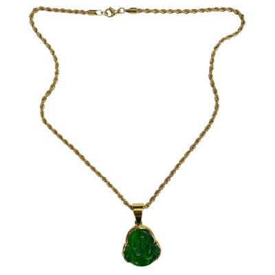 Buddha gold necklace 06347