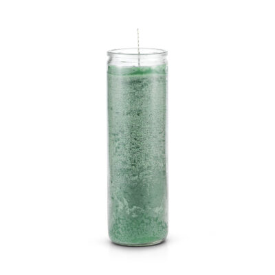 Candle Green Plain 7 Day