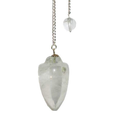 Clear quartz pendulum 25045