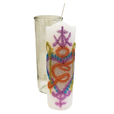 Custom peace tranquility candle 02672