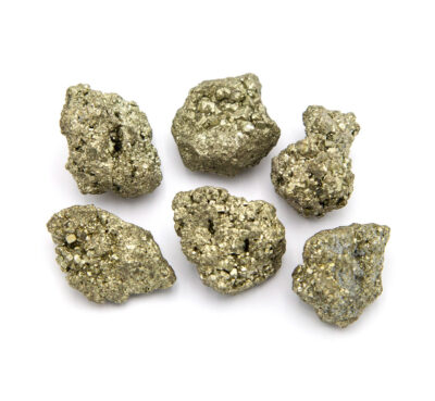 Iron pyrite nuggets