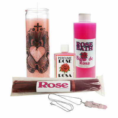 Rose bath ritual spell bundle