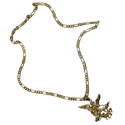 Saint michael gold necklace 69421